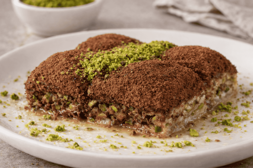 Fıstıklı Soğuk Baklava - 1